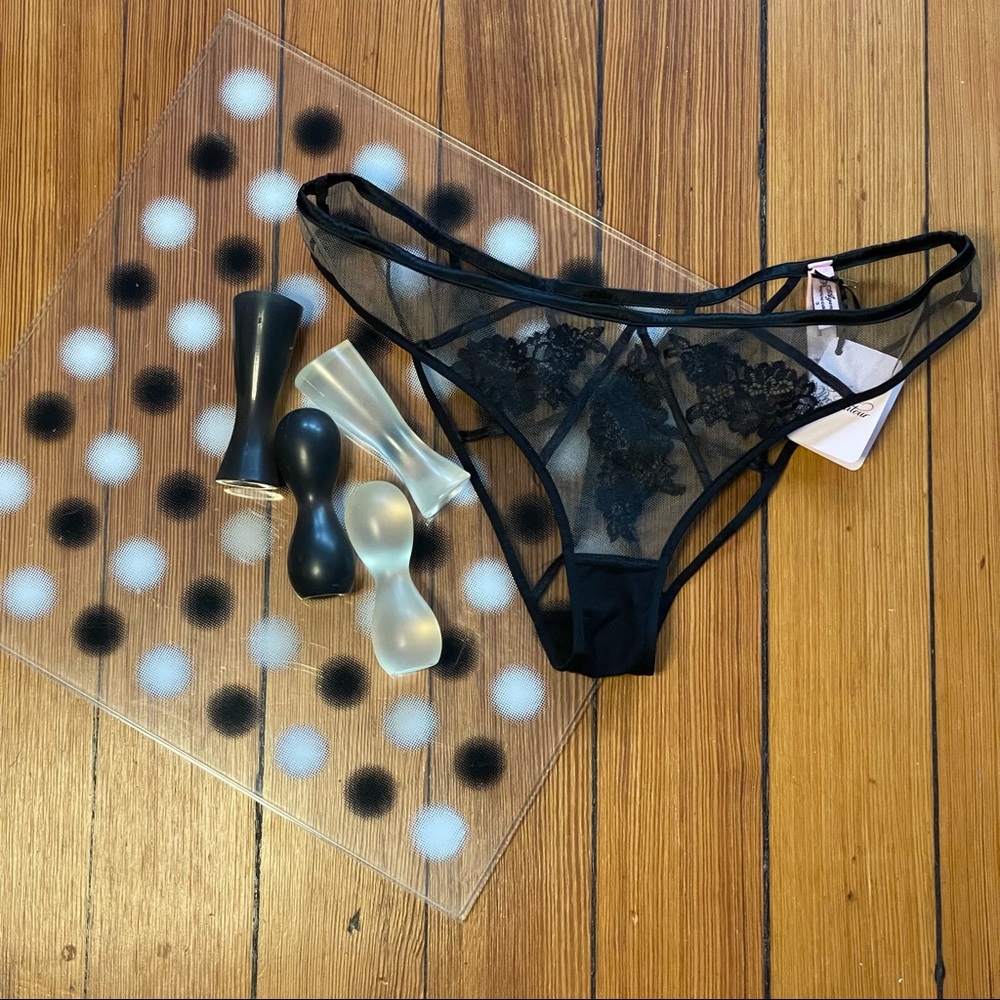 New AP Demelza Panty Agent Provocateur size 3 Medium Brief